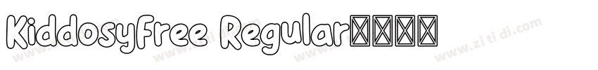 KiddosyFree Regular字体转换